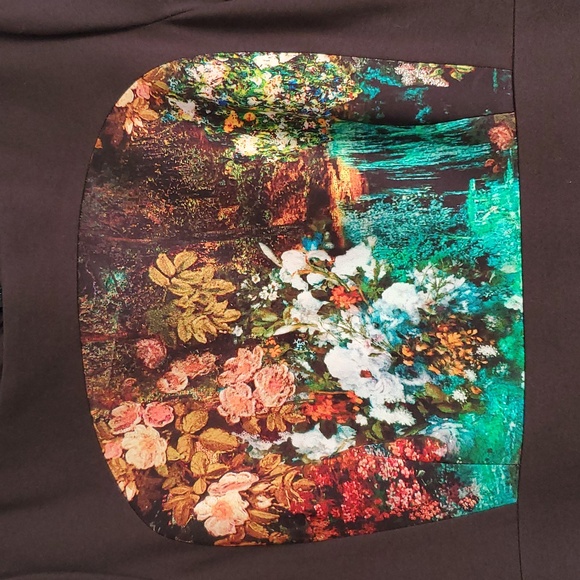 TERI JON BY RICKIE FREEMAN Floral Print Knee-Length Dress - Picture 6 of 11